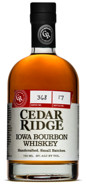 Cedar Ridge Iowa Bourbon 70cl 40° (R) x6