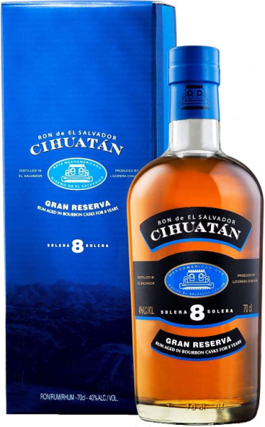 Cihuatán 8 Solera Gran Reserva 70cl 40° (NR) GBX x6