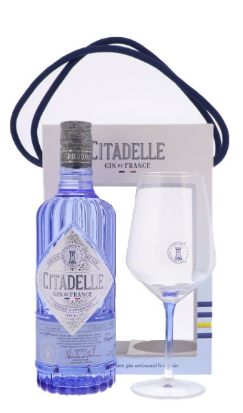 Citadelle Gin (New Bottle) + Glas 70cl 44° (R) GBX x3