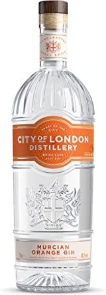 City Of London Gin Murcian Orange 70cl 40,3° (NR) x6