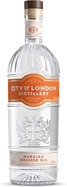 City of London Gin Murcian Orange 70cl 40,3° (NR) x6