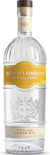 City Of London Gin Sicillian Lemon 70cl 40,3° (NR) x6