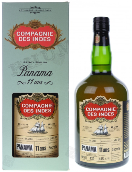 Compagnie des Indes Panama Rum 11 Years 70cl 61.2° (R) GBX x6