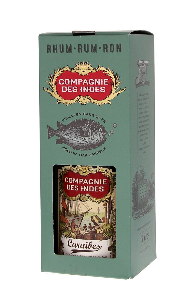 Compagnie des Indes Blend Caraibes 70cl 40° (R) GBX x6