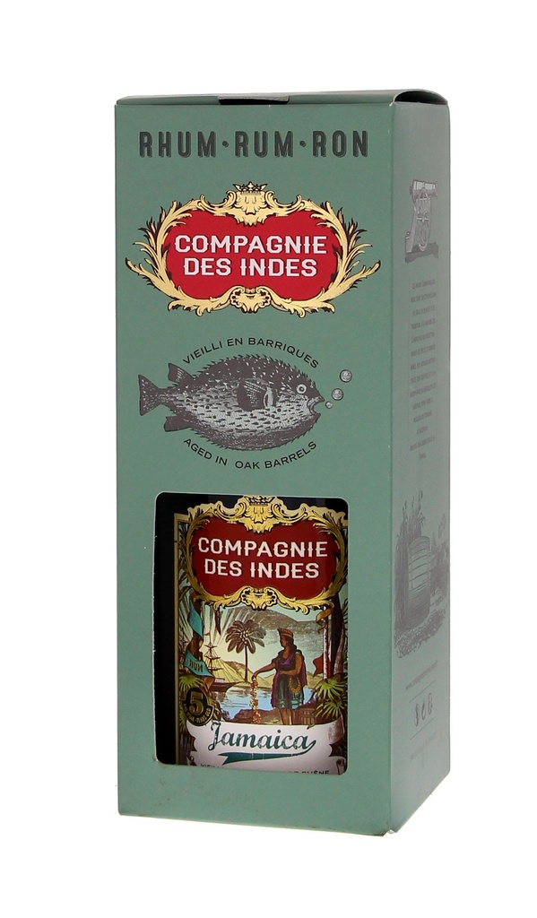 Compagnie des Indes Jamaica 5 YO 70cl 43° (R) GBX x6
