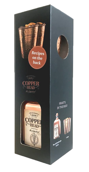 Copper Head Cup Box 50cl 40° (NR) GBX x6