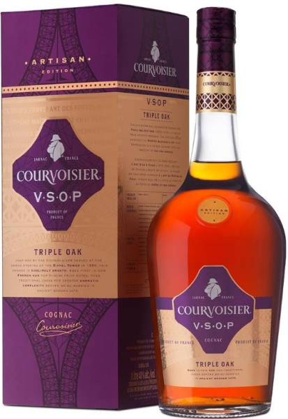 Courvoisier Artisan VSOP Triple Oak 100cl 40° (R) GBX x12