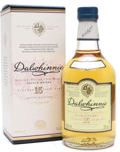 Dalwhinnie 15 YO 20cl 43° + GBX (R) x6