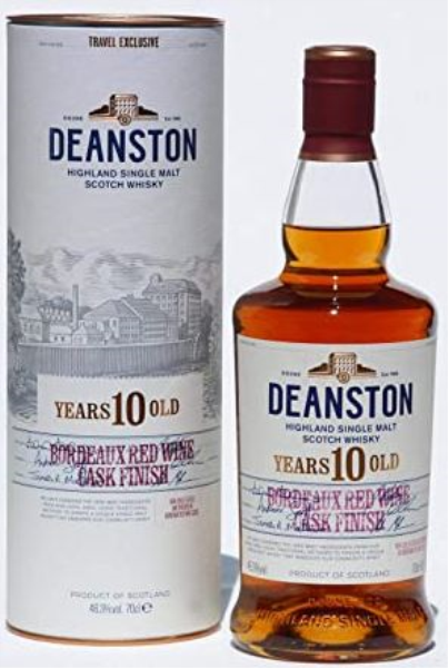 Deanston 10 Years Bordeaux Red Wine Cask 70cl 46,3° (R) GBX x6