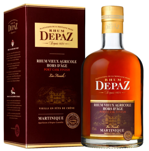Depaz Rhum Vieux Agricole Hors D'Age Port Cask Finish 70cl 45° (R) GBX x6