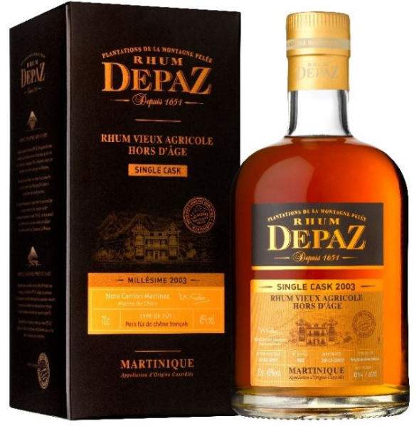 Depaz Single Cask 2003 70cl 45° (R) GBX x6