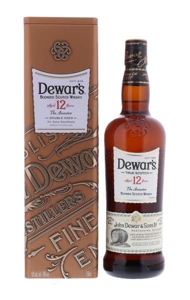 Dewar's 12 YO Double Aged 70cl 40° + Metal Box (R) GBX x6