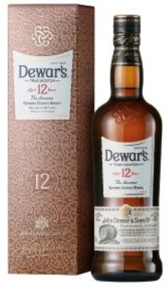 Dewar's 12 YO Double Aged 100cl 40° + Metal Box (R) GBX x6