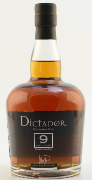 Dictador 9 YO Solera 70cl 40° (R) x6