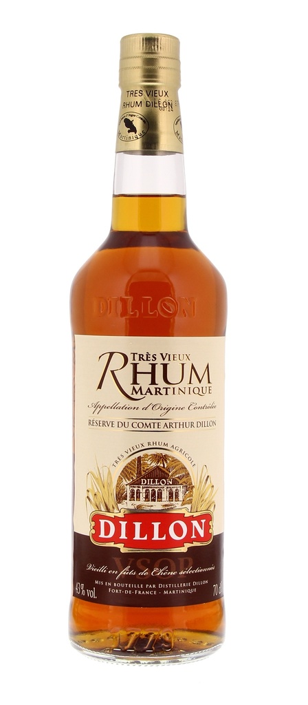 Dillon Très Vieux VSOP 70cl 43° (R) GBX x6