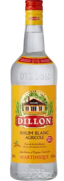 Dillon Rhum Blanc Agricole 1L 55° (R) x6