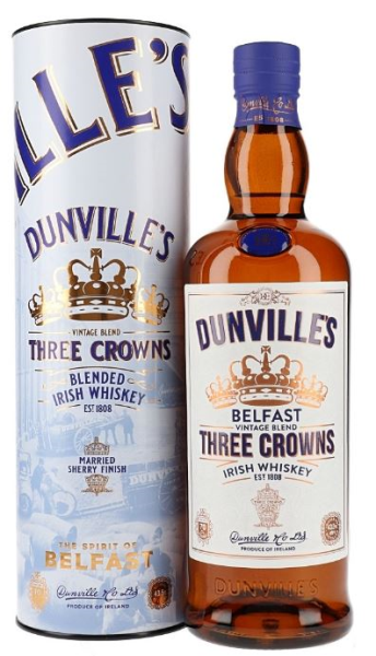 Dunvilles Three Crowns 70cl 43,5° (NR) GBX x6