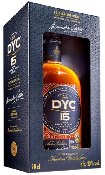 DYC 15 YO 70cl 40° (R) GBX x6