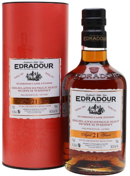 Edradour 21 YO 1995 Oloroso Cask 70cl 56,2° (R) GBX x6