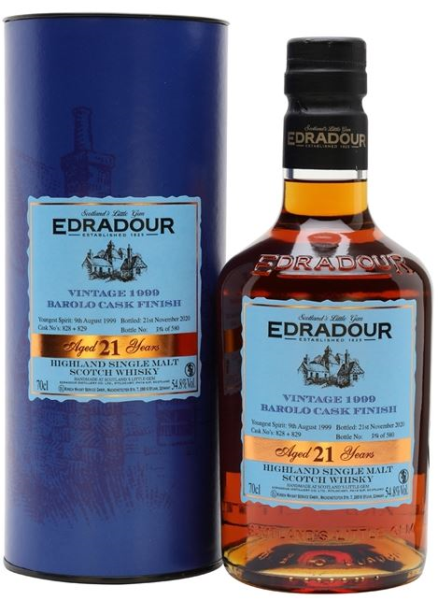 Edradour 21 YO 1999 Barolo Finish 70cl 55,6° (NR) GBX x6
