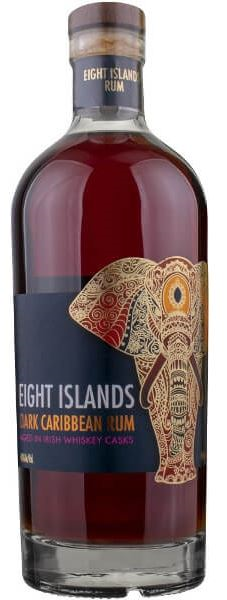 Eight Islands Dark Caribbean Rum 70cl 40° (NR) x6