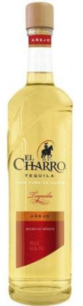 El Charro Tequila Añejo 100% Agave 70cl 40° (NR) x6