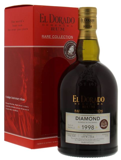 El Dorado Rare Collection 1998 Diamond 70cl 55,1° (NR) GBX x6