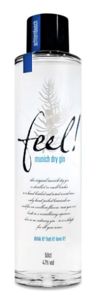 Feel! Munich Dry Gin 50cl 47° (R) x6