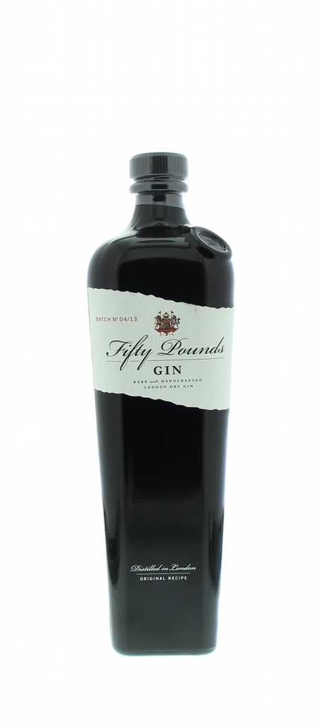 Fifty Pounds Dry Gin 70cl 43,5° (R) GBX x6