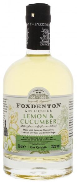 Foxdenton Lemon & Cucumber Liqueur 50cl 20° (R) x6