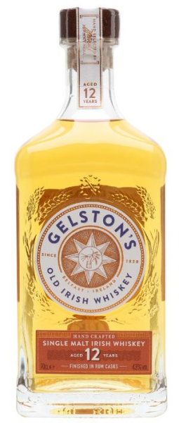 Gelston's 12 Years Rum Cask 70cl 43° (R) x6