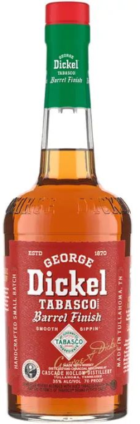 George Dickel Tabasco Barrel Finish 100cl 35° (R) x6