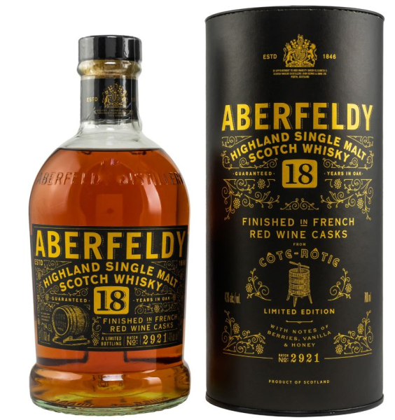 Aberfeldy 18 YO Côte Rôtie 70cl 43° (R) GBX x6