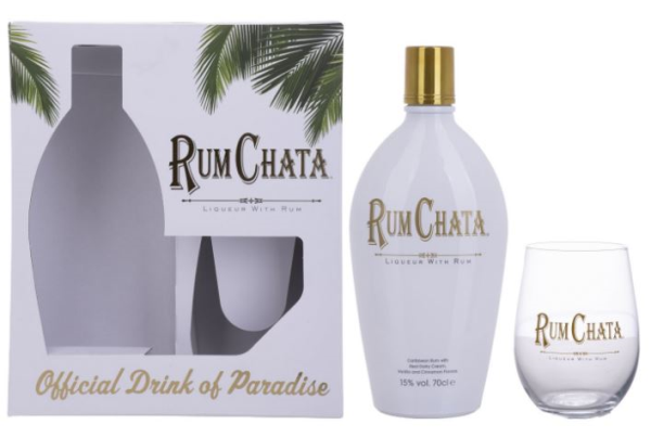 Chata Rum + 1 glass 70cl 15° (R) GBX x4