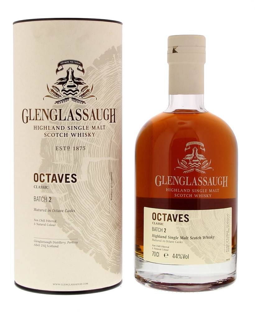 Glenglassaugh Octaveclassic Batch 2 70cl 44° (R) GBX x4