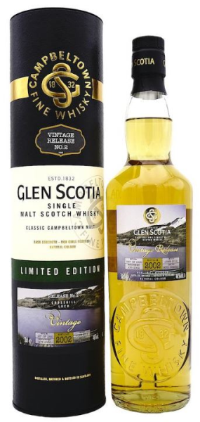 Glen Scotia 2002 (Bottled 2019) Crosshill Loch 70cl 46° (R) GBX x6