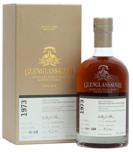 Glenglassaugh 1973 42 YO Batch Cask 5638 70cl 40,6° (R) GBX x1