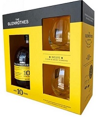 Glenrothes 10 YO + 2 glasses 70cl 40° (R) GBX x6
