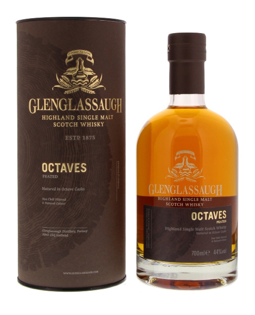 Glenglassaugh Octave Peated 70cl 44° (R) GBX x4