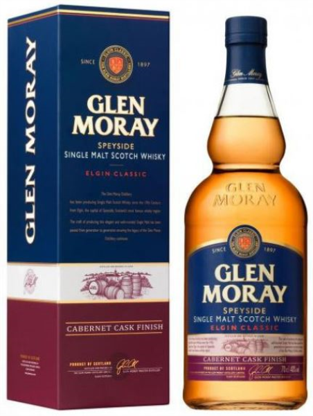 Glen Moray Cabernet 70cl 40° (NR) GBX x6