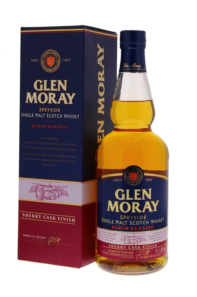 Glen Moray Classic Sherry Cask Finish 70cl 40° (R) GBX x6