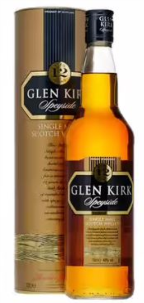 Glen Kirk 12 YO 70cl 40° (R) GBX x6