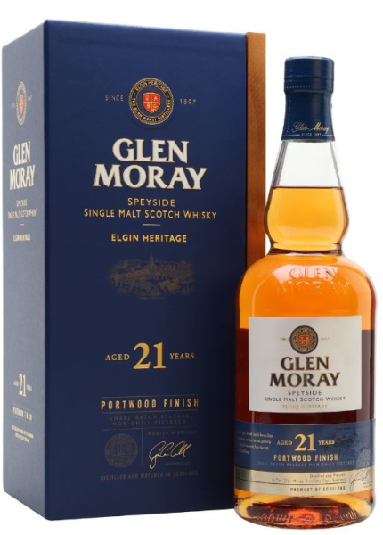Glen Moray 21 Years 70cl 46,3° (NR) GBX x6