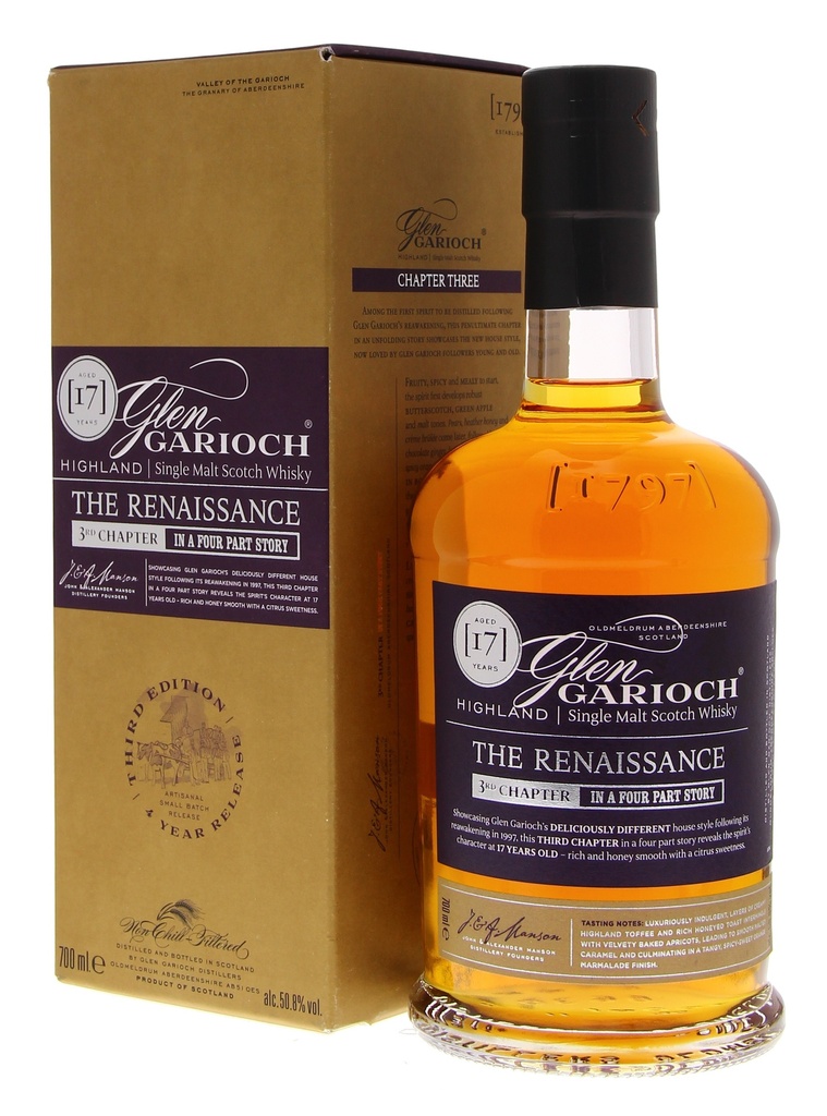 Glen Garioch 17 YO Renaissance 3rd Chapter Edition 70cl 50,8° (R) GBX x6