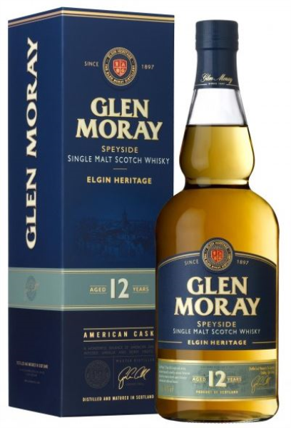 Glen Moray 12 YO Elgin Signature American Cask 100cl 48° (R) GBX x6