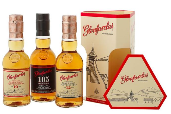 Glenfarclas Tripack (10, 105, 12 YO ) 3x20cl 47,7° (R) GBX x6