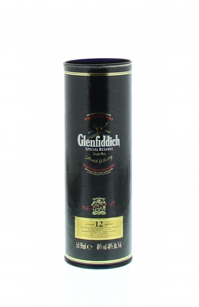 Glenfiddich 12 YO Special Reserve 40° 5cl (R) GBX x96