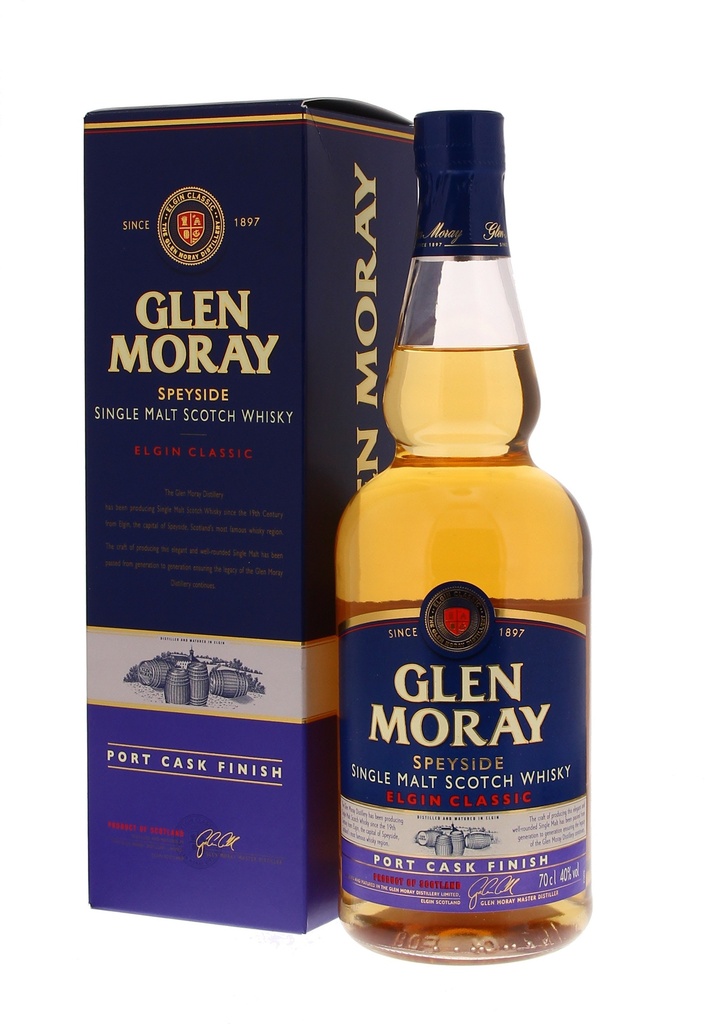 Glen Moray Classic Port Cask Finish 70cl 40° (R) GBX x6
