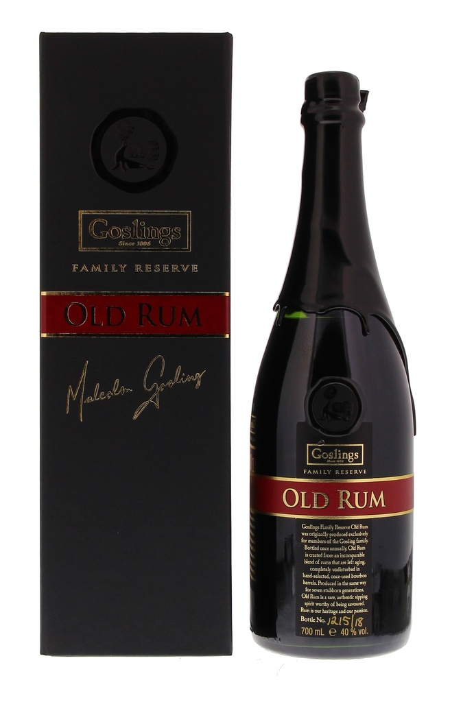 Gosling's Family Reserve Bermuda Rum 70cl 40° (R) GBX x6