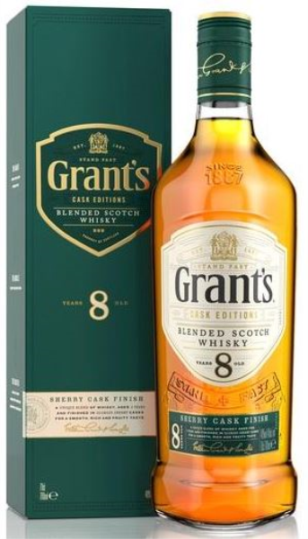 Grant's 8 YO Sherry Cask 100cl 40° (R) GBX x12